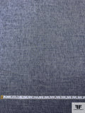 Linen-Weave Cotton - Denim Blue