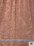 Italian Floral Jacquard Metallic Organza - Light Copper