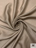 Italian Solid Soft Silk Lamé - Light Gold / Grey