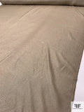 Italian Solid Soft Silk Lamé - Light Gold / Grey