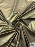 Italian Solid Tissue Lamé - Metallic Olive