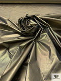 Italian Solid Tissue Lamé - Metallic Olive