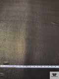 Italian Metallic Foil Printed Chiffon - Gold / Black