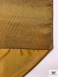 Italian Soft Twill-Weave Dress Weight - Golden Turmeric / Navy