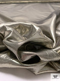 Italian Solid Tissue Lamé - Silvery-Gold