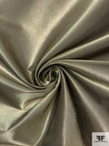 Italian Stiff Lamé Silk Organza - Antique Ice Gold