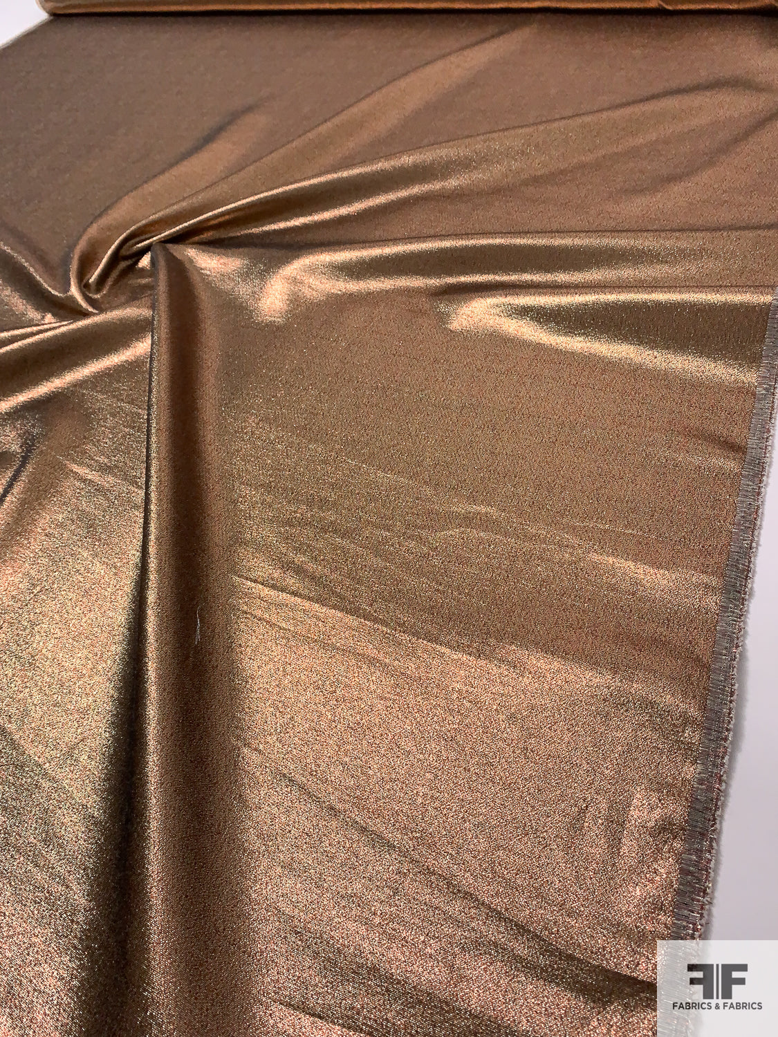 Solid Glam Lamé - Copper / Light Gold