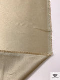 Italian Solid Slightly Sheer Lamé - Muted Antique Gold