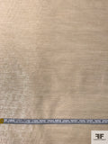 Italian Sheer Organdy Lamé - Metallic Shaker Beige