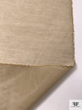 Italian Sheer Organdy Lamé - Metallic Shaker Beige