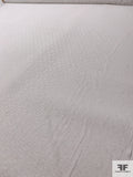 Clip Lamination Circles Crinkled Polyester Chiffon - Off-White