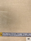 Italian Ralph Lauren Double-Sided Foil Printed Linen Blend - Gold / Beige