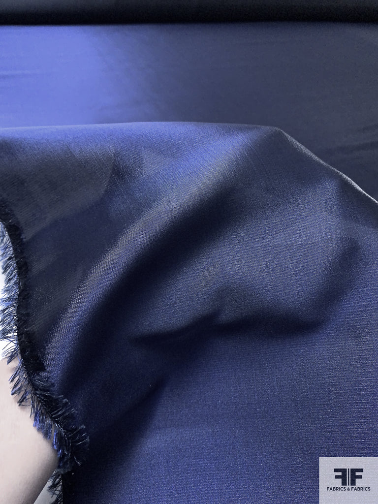 Cobalt Blue Italian Satin Organza main image 1