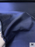 Italian High-Sheen Polyester Satin Face Organza - Navy Blue