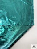 Italian Tissue Lamé - Metallic Jade Green