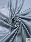 Italian Foil Printed Polyester Charmeuse - Washed Grey