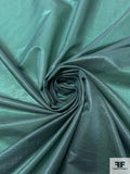 Italian Sheer Silk Blend Lamé - Soft Hunter Green
