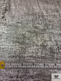 Panné-Like Metallic Woven Lamé - Metallic Grey