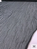 Italian Slightly Textured Novelty Shimmer Organza - Black
