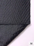 Italian Slightly Textured 2-Ply Novelty with Shimmer - Black