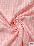 Italian Reversible Bouclé Spring Suiting - Pink / Light Ivory