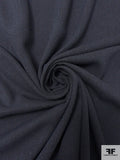 Gabardine Weave Suiting - Navy / Black