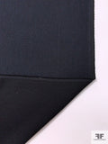 Gabardine Weave Suiting - Navy / Black