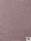 Small Plaid Yarn-Dyed Suiting - Pink / Black / Off-White