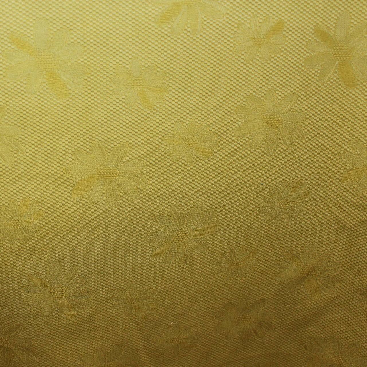 Daisy Blossom Woven Cotton Pique - Olive Green - Fabrics & Fabrics NY