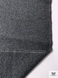 Speckled Herringbone Wool Blend Jacket Weight - Greys / Blues