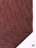 Classic Structured Tweed Suiting - Cranberry / Caramel / Navy / Army Green