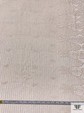 Double Border Pattern Crochet Lace - Light Beige