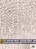 Double Border Pattern Crochet Lace - Light Beige