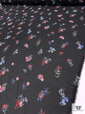 Dainty Floral Printed Polyester Chiffon - Navy / Red / Blue / Yellow / Grey