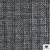 Wool Tweed Suiting - Black/White
