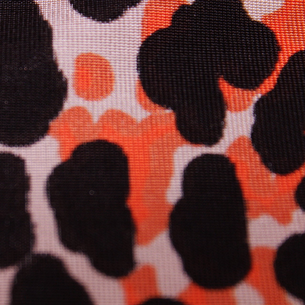 Cheetah Print Printed Knit - Orange/Black/Grey - Fabrics & Fabrics NY