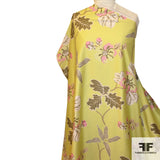 Floral Printed Cotton - Yellow
