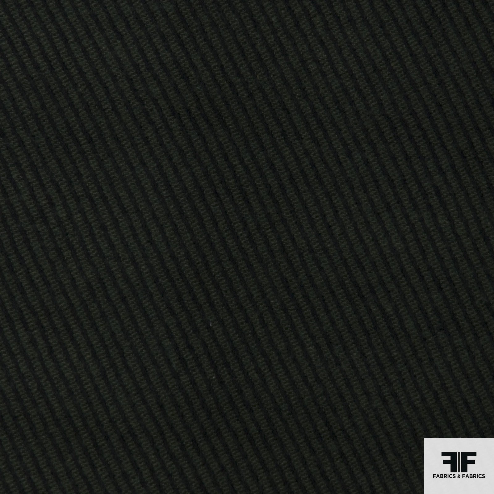 Striped Wool Coating - Green/Black