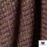 Multicolor Wool Tweed fabric 