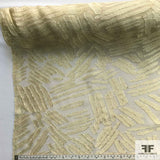 Abstract Chiffon Burnout - Beige - Fabrics & Fabrics NY
