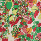 Bold Floral Printed Silk Crepe - Multicolor