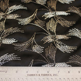 Animal Graphic Novelty - Black/Silver - Fabrics & Fabrics NY