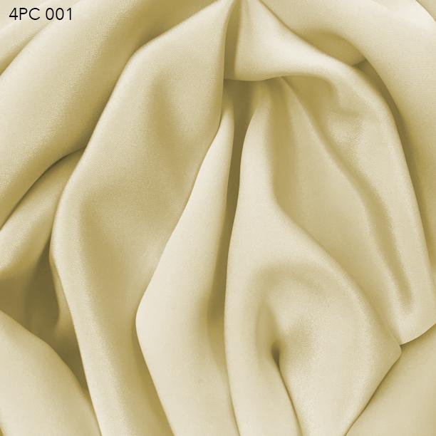 4 Ply Silk Crepe - Pineapple Cream - Fabrics & Fabrics NY