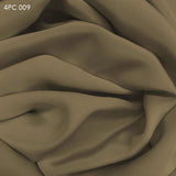 4 Ply Silk Crepe - Olive Grey - Fabrics & Fabrics NY