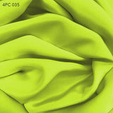 4 Ply Silk Crepe - Yellow Green - Fabrics & Fabrics NY