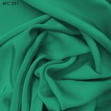 4 Ply Silk Crepe - Teal Green - Fabrics & Fabrics NY