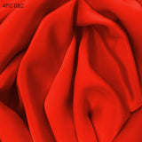 4 Ply Silk Crepe - Firecracker Red - Fabrics & Fabrics NY