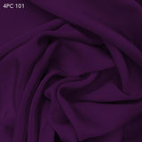 4 Ply Silk Crepe - Electric Purple - Fabrics & Fabrics NY