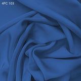4 Ply Silk Crepe - Azure Blue