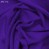 4 Ply Silk Crepe - Sapphire - Fabrics & Fabrics NY